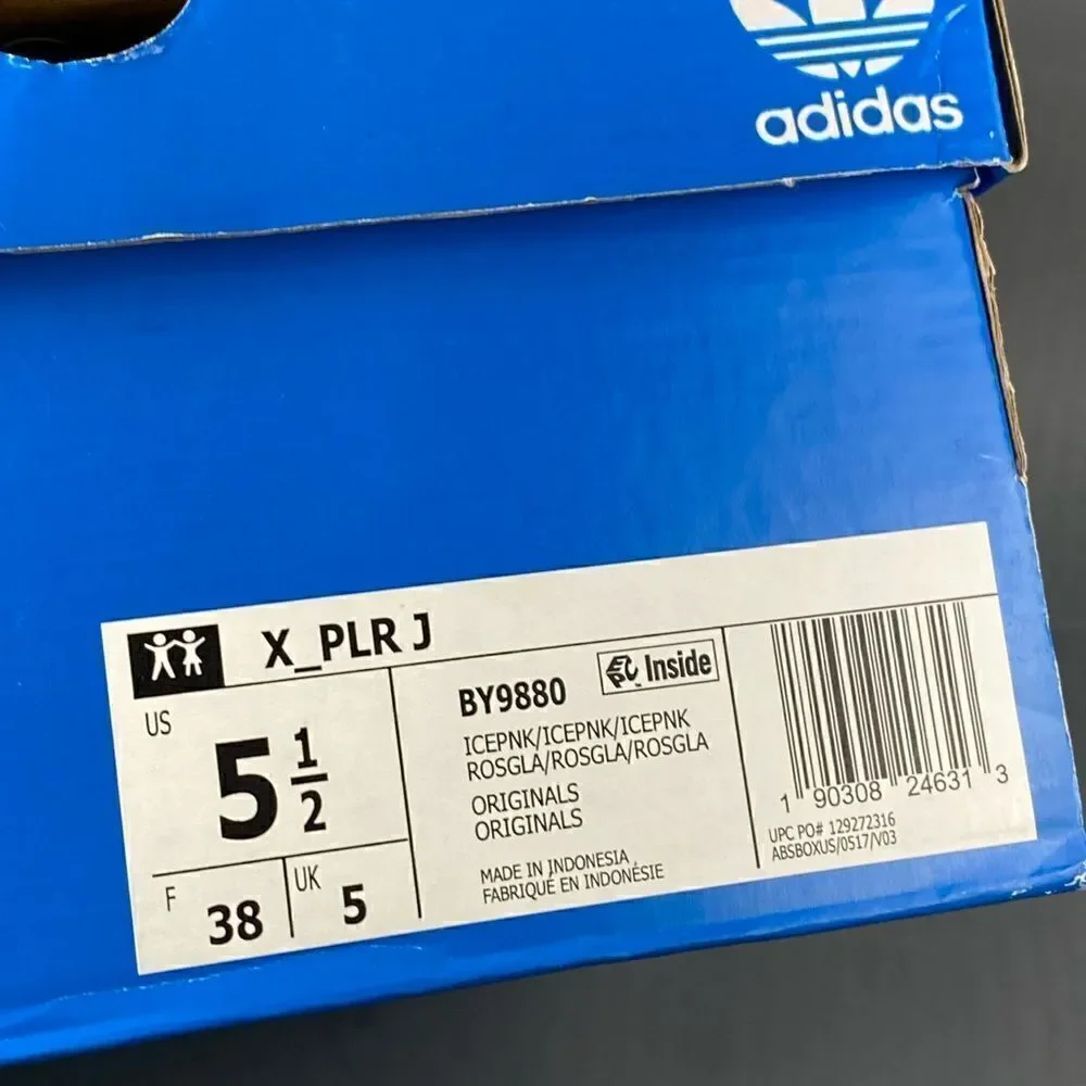 adidas X_PLR J 'Icey Pink' sneaker shoes Youths size 5.5 (Y5.5) new without box